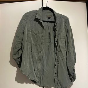 Universal thread button down